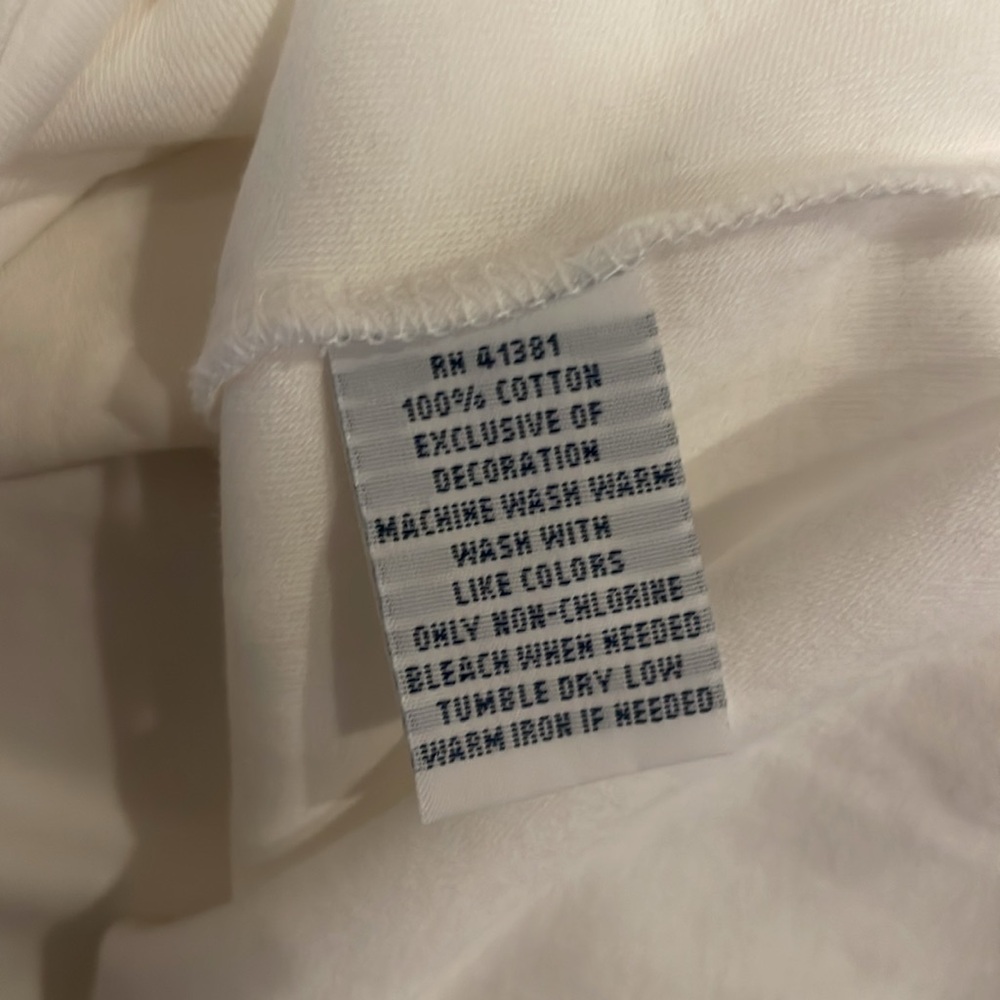 Polo by Ralph Lauren White Polo Shirt with Embroidered Logo 2XB (e) - Picture 8 of 9